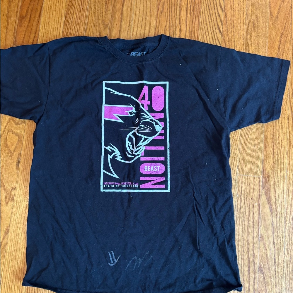 Mr Beast Signed Shirt